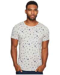 Scotch & Soda Ams Blauw All Over Print Tee With Regular Fit T Shirt