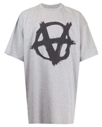 Vetements Anarchy Print Oversized T Shirt