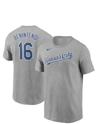 Nike Andrew Benintendi Gray Kansas City Royals Name Number T Shirt At Nordstrom