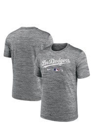 Nike Anthracite Los Angeles Dodgers 2021 City Connect Practice T Shirt At Nordstrom