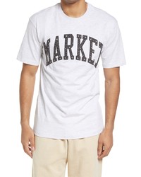MARKET Arc Puff Print Logo T Shirt In Ash At Nordstrom