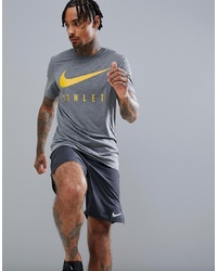 Nike Training Athlete T Shirt In Grey 739420 071