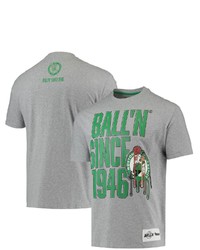 BALL-N Balln Heathered Gray Boston Celtics Since 1946 T Shirt