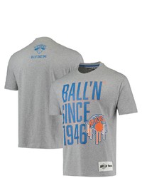 BALL-N Balln Heathered Gray New York Knicks Since 1946 T Shirt