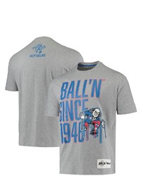 BALL-N Balln Heathered Gray Philadelphia 76ers Since 1946 T Shirt
