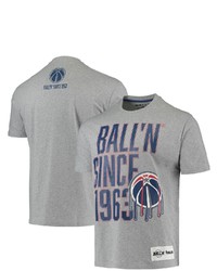 BALL-N Balln Heathered Gray Washington Wizards Since 1963 T Shirt In Heather Gray At Nordstrom