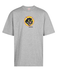Supreme Black Cat Cotton T Shirt