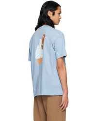 Li-Ning Blue Skateboard T Shirt