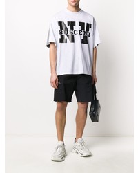 Buscemi Boxy Fit Logo Print T Shirt