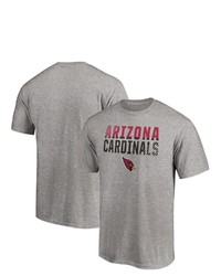 FANATICS Branded Heathered Gray Arizona Cardinals Fade Out T Shirt