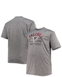 FANATICS Branded Heathered Gray Atlanta Falcons Big Tall Team T Shirt In Heather Gray At Nordstrom