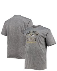 FANATICS Branded Heathered Gray Baltimore Ravens Big Tall Team T Shirt In Heather Gray At Nordstrom