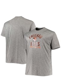 FANATICS Branded Heathered Gray Chicago Bears Big Tall Team T Shirt In Heather Gray At Nordstrom