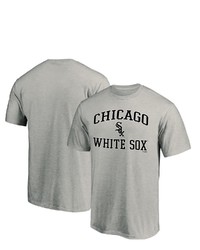 FANATICS Branded Heathered Gray Chicago White Sox Heart Soul T Shirt