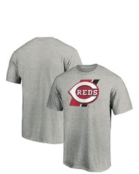 FANATICS Branded Heathered Gray Cincinnati Reds Prep Squad T Shirt In Heather Gray At Nordstrom