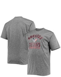 FANATICS Branded Heathered Gray Houston Texans Big Tall Team T Shirt In Heather Gray At Nordstrom