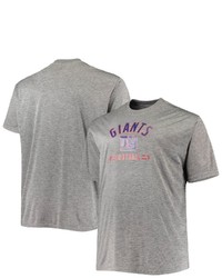 FANATICS Branded Heathered Gray New York Giants Big Tall Team T Shirt In Heather Gray At Nordstrom