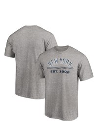 FANATICS Branded Heathered Gray New York Yankees Total Dedication T Shirt At Nordstrom