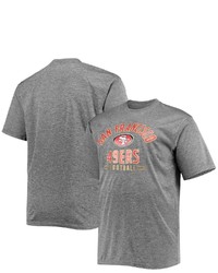 FANATICS Branded Heathered Gray San Francisco 49ers Big Tall Team T Shirt In Heather Gray At Nordstrom