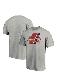 FANATICS Branded Heathered Gray St Louis Cardinals Prep Squad T Shirt