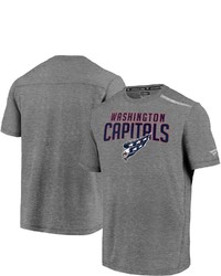 FANATICS Branded Heathered Gray Washington Capitals Special Edition Refresh T Shirt