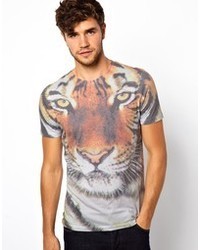 Brave Soul Tiger T Shirt