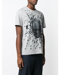 Alexander McQueen Broken Skull Print T Shirt