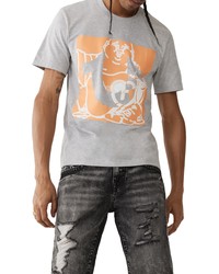 True Religion Brand Jeans Buddha Cotton Graphic Tee In H Grey At Nordstrom