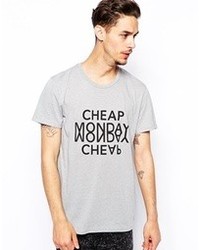 Cheap Monday T Shirt With Print Gray