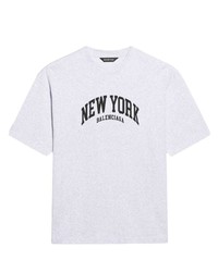Balenciaga Cities New York Cotton T Shirt