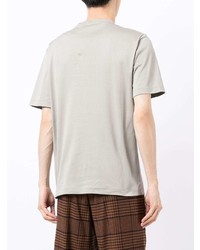 Giorgio Armani Colour Block Print Cotton T Shirt