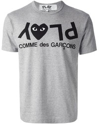 Comme des Garcons Comme Des Garons Play Logo Print T Shirt