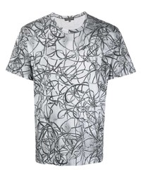 Comme Des Garcons Homme Plus Comme Des Garons Homme Plus Abstract Pattern Print T Shirt