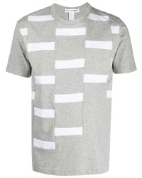Comme Des Garcons SHIRT Comme Des Garons Shirt Rectangular Print Cotton T Shirt