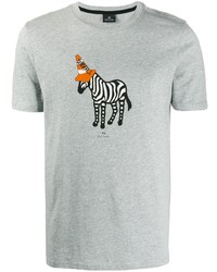 PS Paul Smith Cone Zebra Print T Shirt