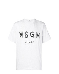 MSGM Contrasting Logo T Shirt