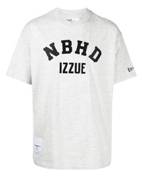 Izzue Cotton Logo Print T Shirt