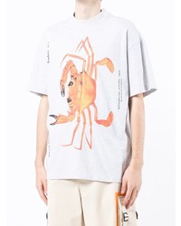 MSGM Crab Print T Shirt