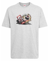 Supreme Crash Graphic Print T Shirt