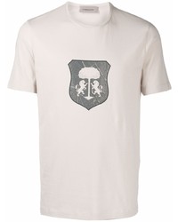 Corneliani Crest Print Jersey T Shirt