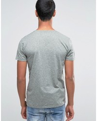 Esprit Crew Neck T Shirt With Mountain Printed Pocket