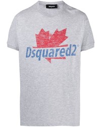 DSQUARED2 D2 Leaf Print T Shirt