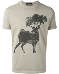 DSQUARED2 Deer Print T Shirt