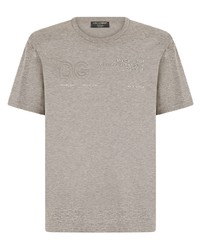 Dolce & Gabbana Dg Logo Crew Neck T Shirt