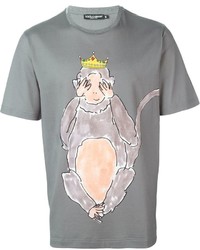 Dolce & Gabbana Monkey Print T Shirt