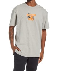 Superdry Energy Extra Graphic Tee In Ghost Grey At Nordstrom