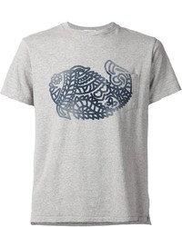 Engineered Garments Fish Print T Shirt