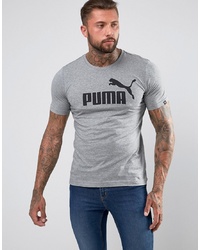 Puma Ess No1 T Shirt In Grey 83824103