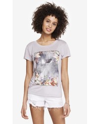 Express Tropical Love Graphic Boxy Tee