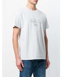 A.P.C. Front Printed T Shirt